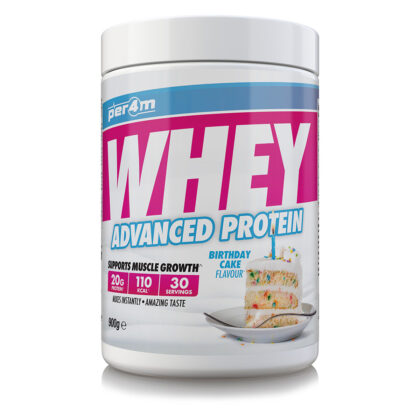 Per4m whey protein 900g birthday cake