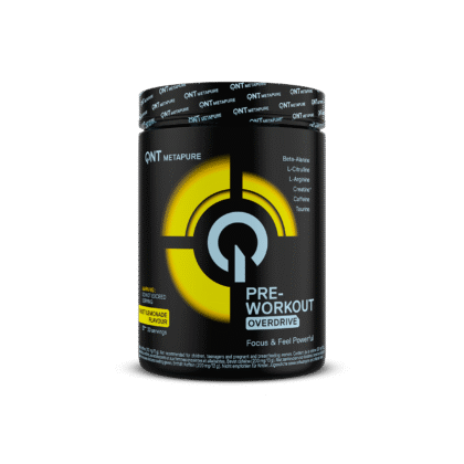 QNT preworkout overdrive 390g lemonade