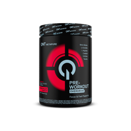 QNT preworkout overdrive 390g raspberry