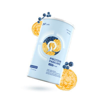 QNT protein pancake low sugar blueberry