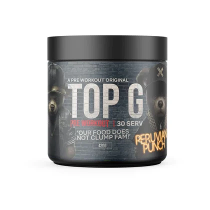 Top G preworkout 420g 30servings peruvian punch