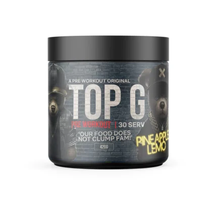 Top G preworkout 420g 30servings pineapple lem