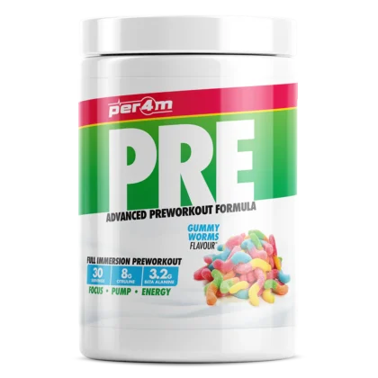 Per4m pre workout stim 570g gummy worms