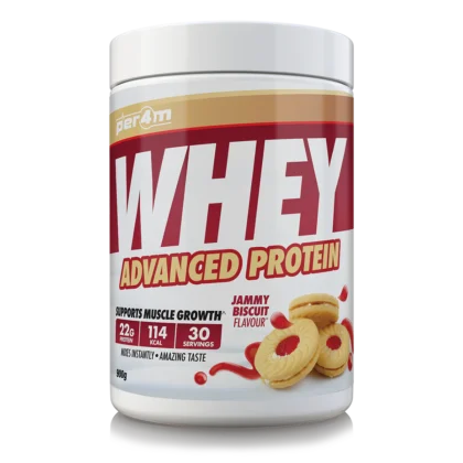 Per4m whey protein 900g jammy biscuit