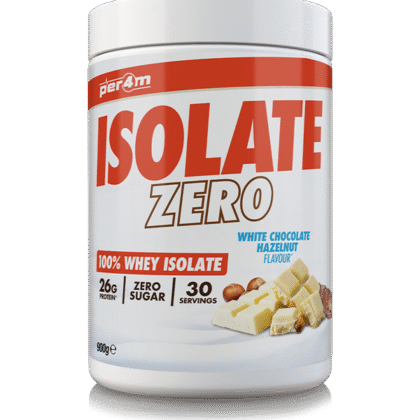 Per4m isolate zero 900g white chocolate hazelnut