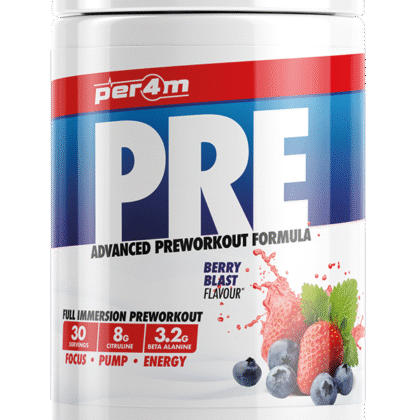 per4m pre workout stim 570g berry blast