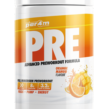 per4m pre workout stim 570g orange mango