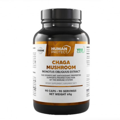 Human Protect Chaga Mushroom 600 mg 90 caps