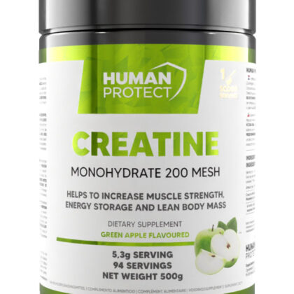 Human Protect Creatine Monohydrate 500g Green Apple