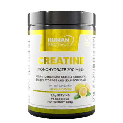 Human Protect Creatine Monohydrate 500g lemon