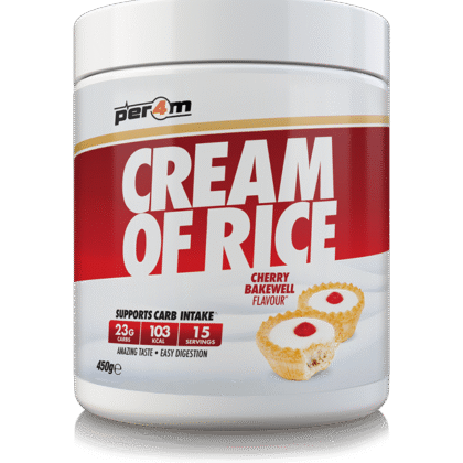 Per4m cream of rice 450g cherry bakewel