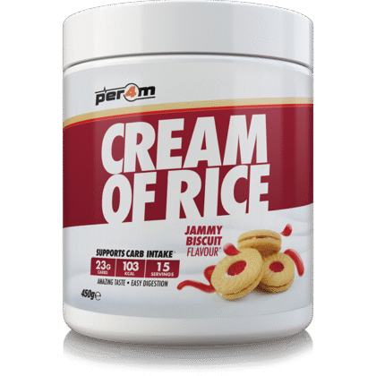Per4m cream of rice 450g jammy biscuit
