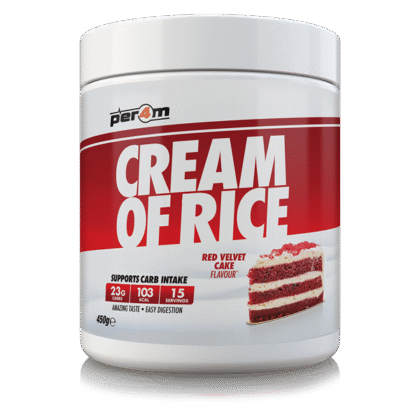 Per4m cream of rice red velvet cake